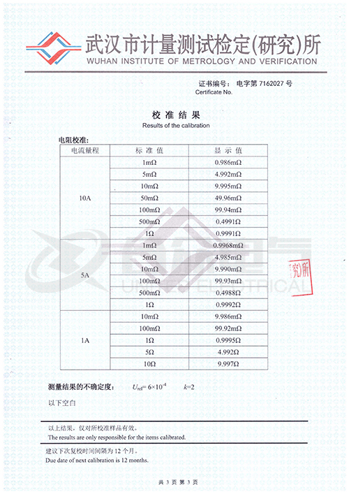 直流電阻快速測(cè)試儀，直流電阻測(cè)試儀 證書